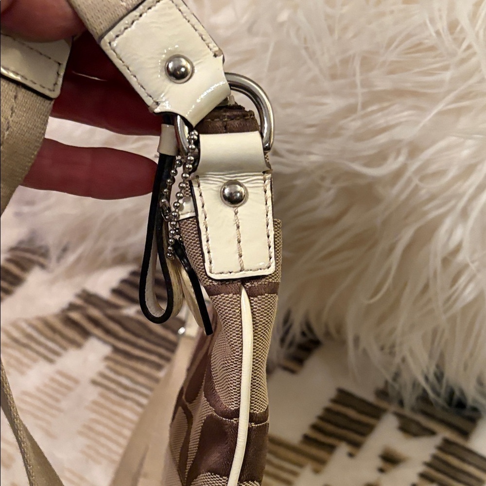 Coach Tan and Cream Swingpack Crossbody Bag - Picture 6 of 16